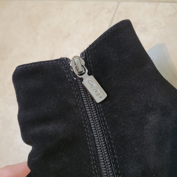 Naturalizer Aqua College - Isabel 2 Suede Black Leather. Size 6.5M - Picture 6 of 8